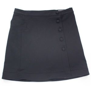 Alfani Textured A-Line Button Skirt